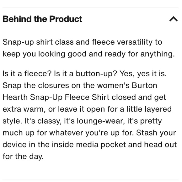 Burton Hearth Snap Shacket/Shirt - Picture 7 of 8